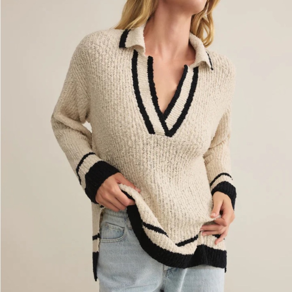 Z Supply Hammond Polo Sweater